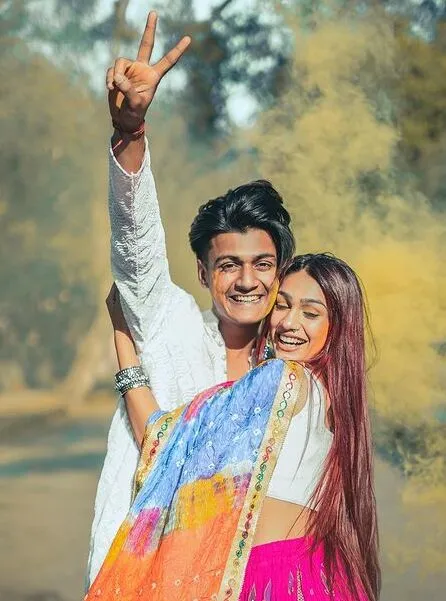 Aayushi with her boyfriend Vishal -Starinfomedia